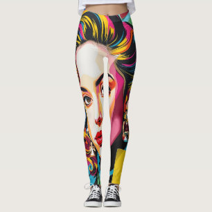 “Strasha” - Gloss Pop Collage Droom Leggings