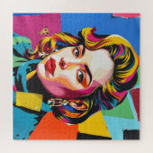 “Strasha” - Gloss Pop Collage Droom Legpuzzel (Horizontaal)