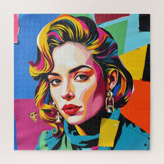 “Strasha” - Gloss Pop Collage Droom Legpuzzel (Verticaal)