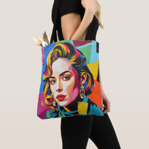 “Strasha” - Gloss Pop Collage Droom Tote Bag