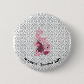 Strass Buttonnen | Reageren en Design magnetisch Ronde Button 5,7 Cm (Voorkant)
