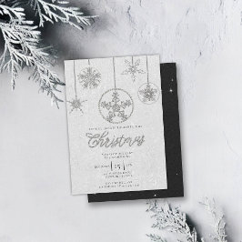 Strass Glitter Elegante Winter Bling Kerstmis Kaart