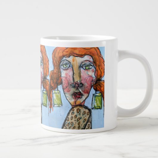 strass meisje grote koffiekop (Rechts)