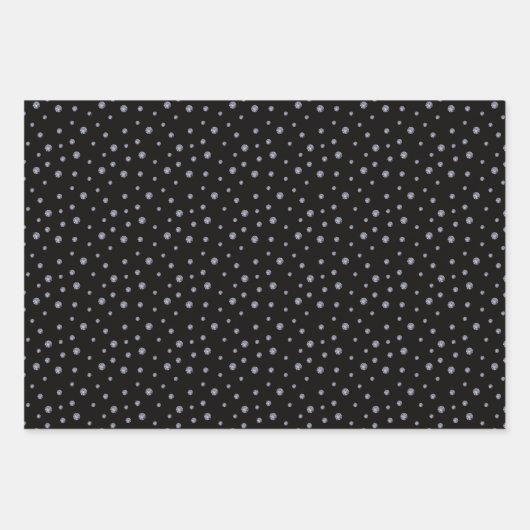 Strass op zwart inpakpapier vel (Voorkant 3)