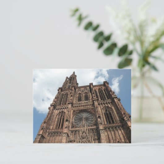 Strassburg Cathedraal Briefkaart (Staand voorkant)