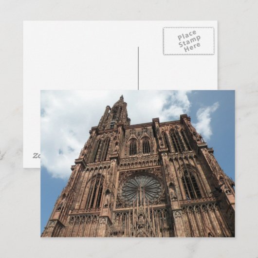 Strassburg Cathedraal Briefkaart (Voorkant / Achterkant)