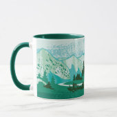 Straße in den Bergen. Klassische Tasse, 325 ml Mok (Links)