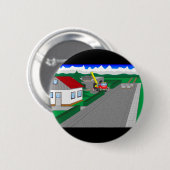 Straßen und Hausbau Ronde Button 5,7 Cm (Voorkant /achterkant)