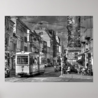 Straßenszene, Bremen Poster