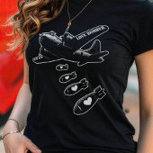 Strategic Love Bomber White Print T-shirt