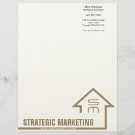 Strategic Marketing Letterhead Briefhoofd