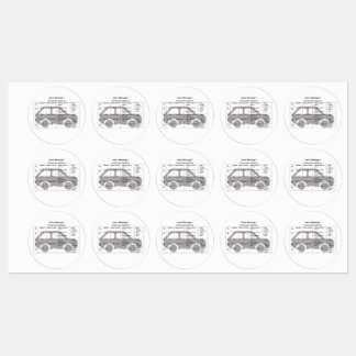 Strategie - Cirkel Waterdicht Label (3,8 cm)