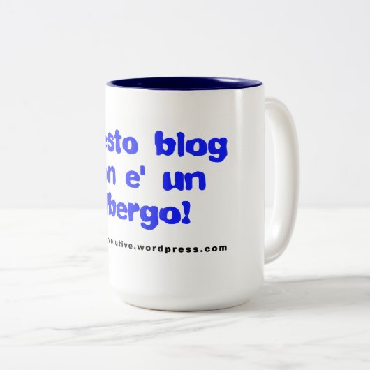 strategie evolutief - la tazza ufficiale tweekleurige koffiemok (Voorkant rechts)