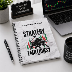 Strategie of Emoties Handelsmentaliteit marmer Ont Notitieboek