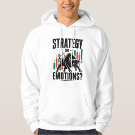 Strategie of Emoties Stier Trading Mentaliteit Ont Hoodie