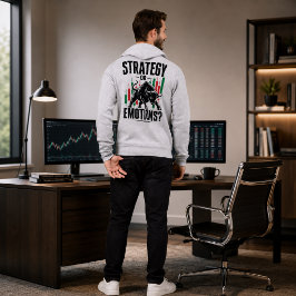 Strategie of Emoties Stier Trading Mentaliteit Ont Hoodie
