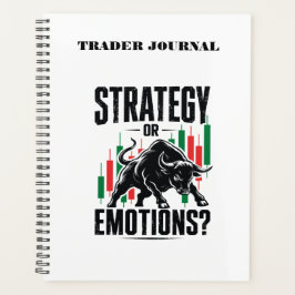 Strategie of Emoties Stier Trading Mentaliteit Ont Planner