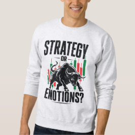 Strategie of Emoties Stier Trading Mentaliteit Ont Trui