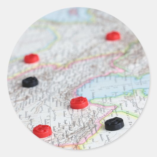 Strategie Ronde Sticker (Voorkant)