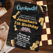Strategie Schaken Verjaardag Uitnodiging Fun Game