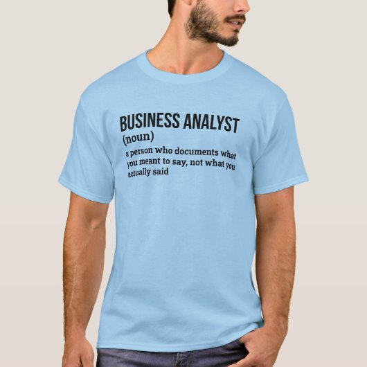 Strategisch Analist Definitie T-shirt (Voorkant)