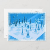 Strategisch Briefkaart voor schaakspelen (Voorkant / Achterkant)