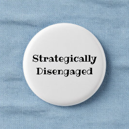 Strategisch Losgekoppelde Grappige Kantoor Pin Kno Ronde Button 3,2 Cm