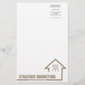 Strategisch marketingpapier briefpapier (Voorkant)