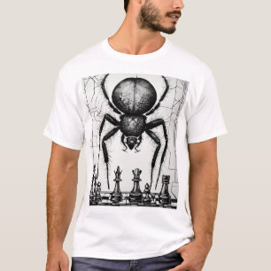 Strategisch schaakbord t shirt