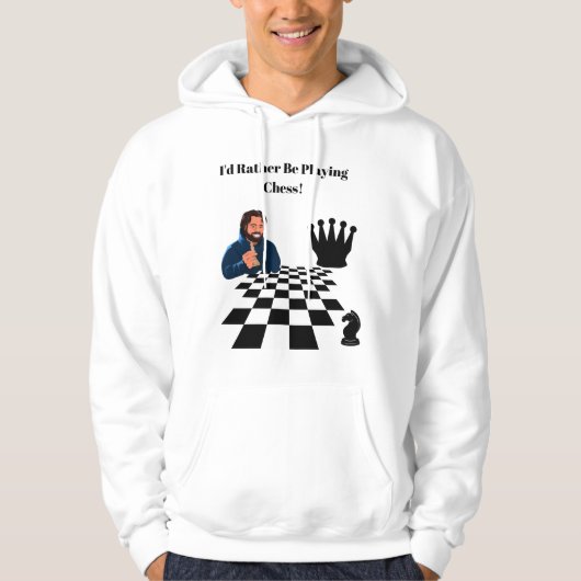 Strategisch schaakontwerp - De kunst van het spel Hoodie (Voorkant)