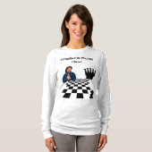 Strategisch schaakontwerp - De kunst van het spel T-shirt (Voorkant volledig)