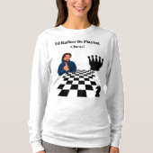 Strategisch schaakontwerp - De kunst van het spel T-shirt (Voorkant)