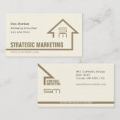 Strategisch Visitekaartje voor marketing (Voorkant / Achterkant)