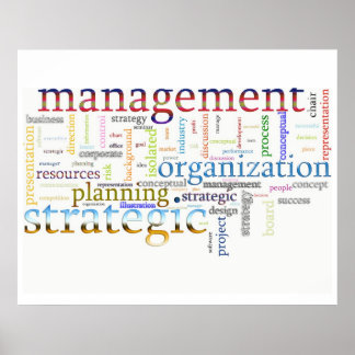 strategische beheertekst poster