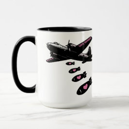Strategische Love Bomber Roze Details Mok