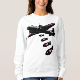 Strategische Love Bomber Roze Details Trui
