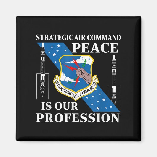 Strategische Luchtcommando Usaf Koude Oorlog Vrede Magneet (Voorkant)