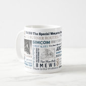 Strategische Mok van het luchtcommando met Mission (Voorkant links)