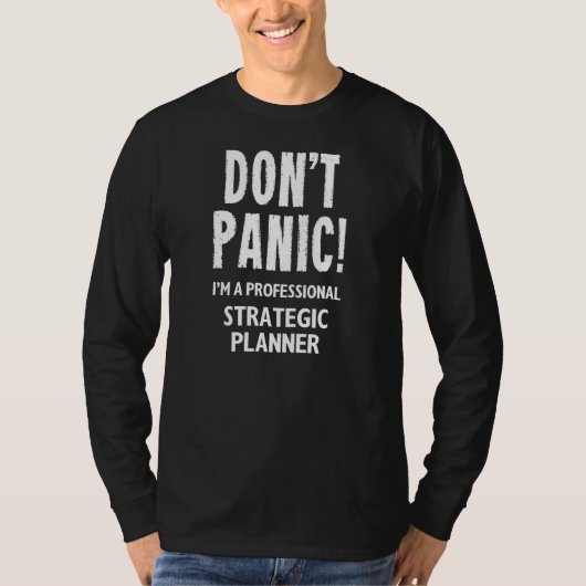 Strategische planning t-shirt (Voorkant)
