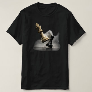 Strategische Schaak Koning Grafisch T-shirt