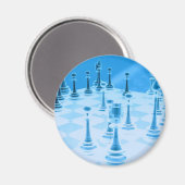 Strategische schaakspeelmagneet magneet (Voorkant / Achterkant)