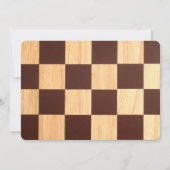 Strategy Chess Verjaardag Uitnodiging Aanpassen fo (Achterkant)
