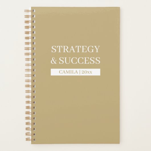 Strategy & Success Golden Edition | Executive 2026 Planner (Voorkant)