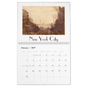  straten door de Amerikaanse Muur Kalender (Feb 2027)