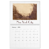  straten door de Amerikaanse Muur Kalender (Feb 2026)