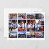 straten van het londen - briefkaart (Voorkant / Achterkant)