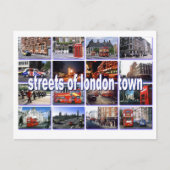 straten van het londen - briefkaart (Voorkant)