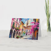 Straten van Italië Moderne Abstracte kunst Kaart (Voorkant)