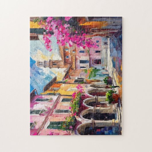Straten van Italië Moderne Abstracte kunst Legpuzzel (Verticaal)