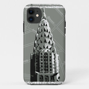 Straten van New York met Empire State Building Case-Mate iPhone Case
